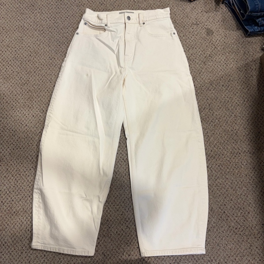 Everlane Way-High Curve Barrel Leg Jean 27R - Picture 4 of 7